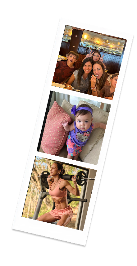 Laura Boyd junto a su familia
